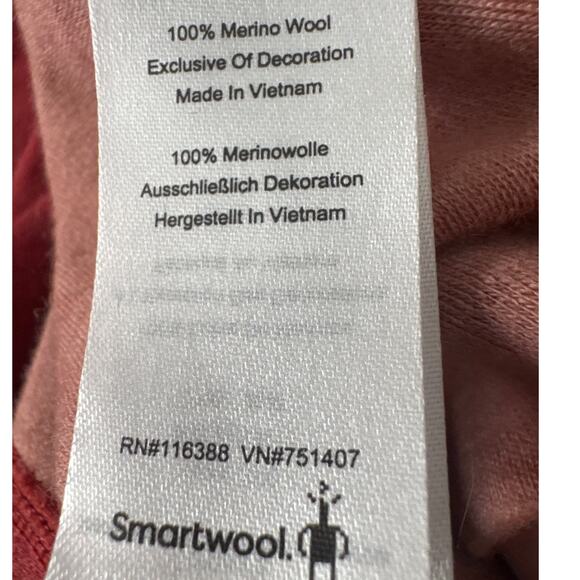 Smartwool Womens Merino 250 Baselayer Top Colorblock 1/4-Zip Size M Gorpcore - Picture 10 of 11